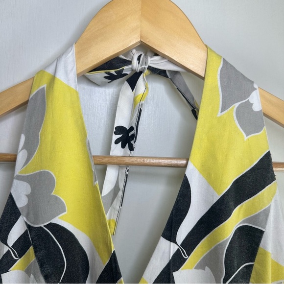 Blush Y2K Floral Halter Dress. Size: 11/12. Butter Yellow. - Picture 4 of 7